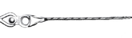 Retención preformadas para cable protegido