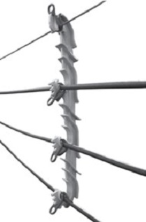 Separador vertical de cable 15 Kv